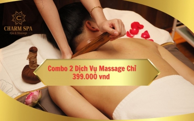 Combo 2 Dịch Vụ Massage Chỉ 399.000 vnd 