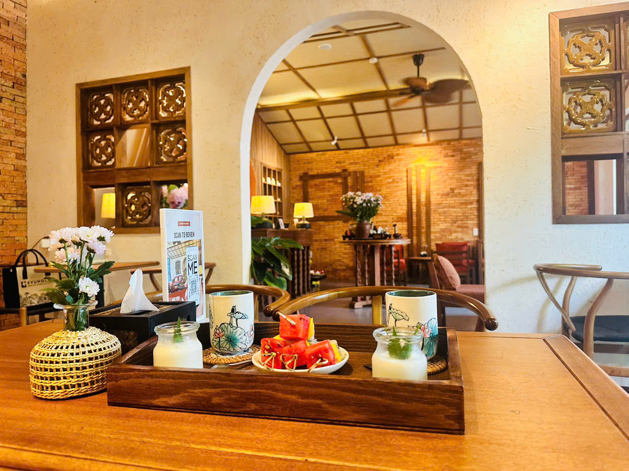 khu vực tiếp khách chi nhánh Charm Spa - Garden Nha Trang
