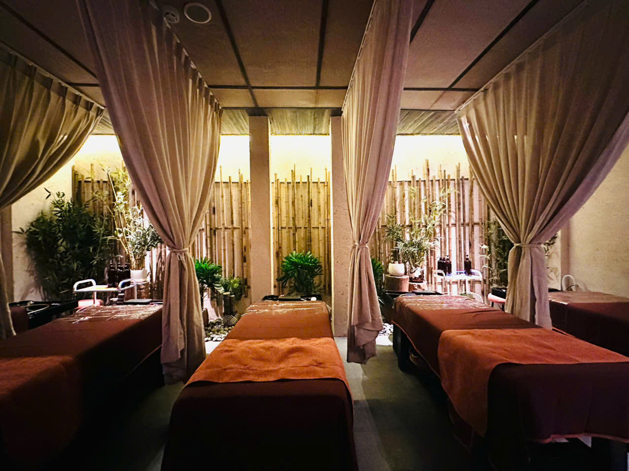 khu vực phòng gội đầu dưỡng sinh