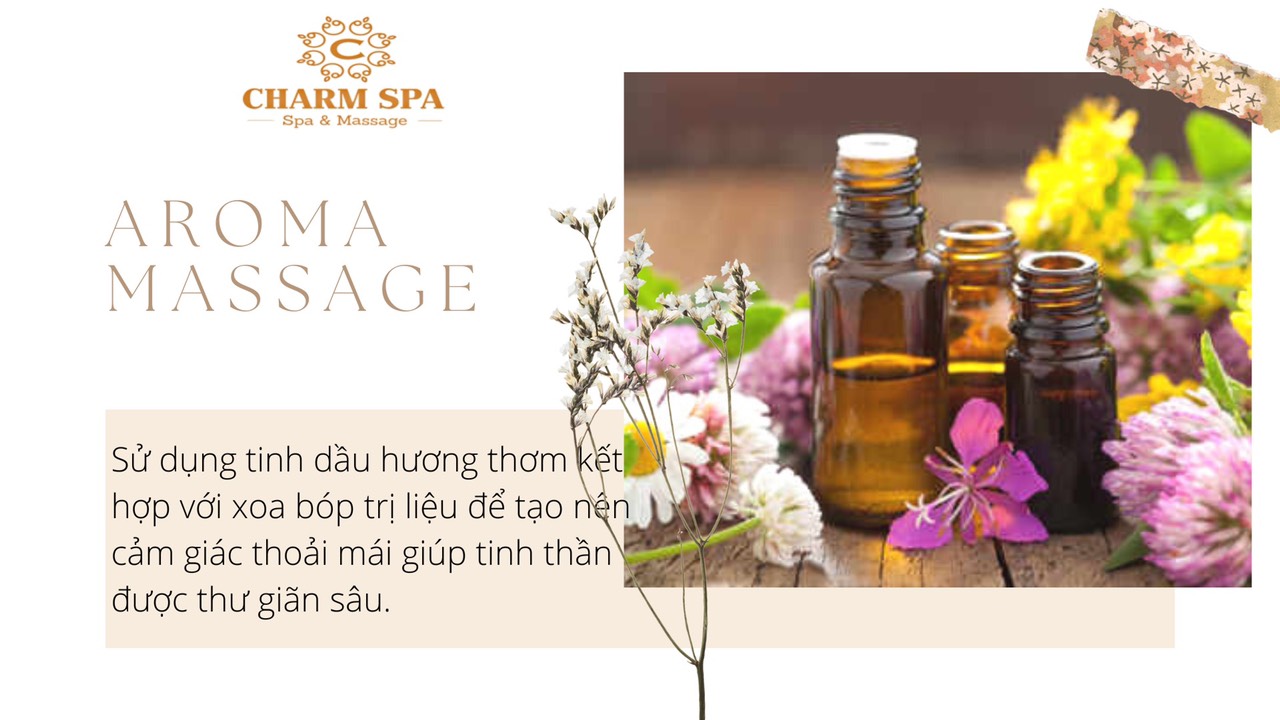 aroma massage hương thơm trị liệu