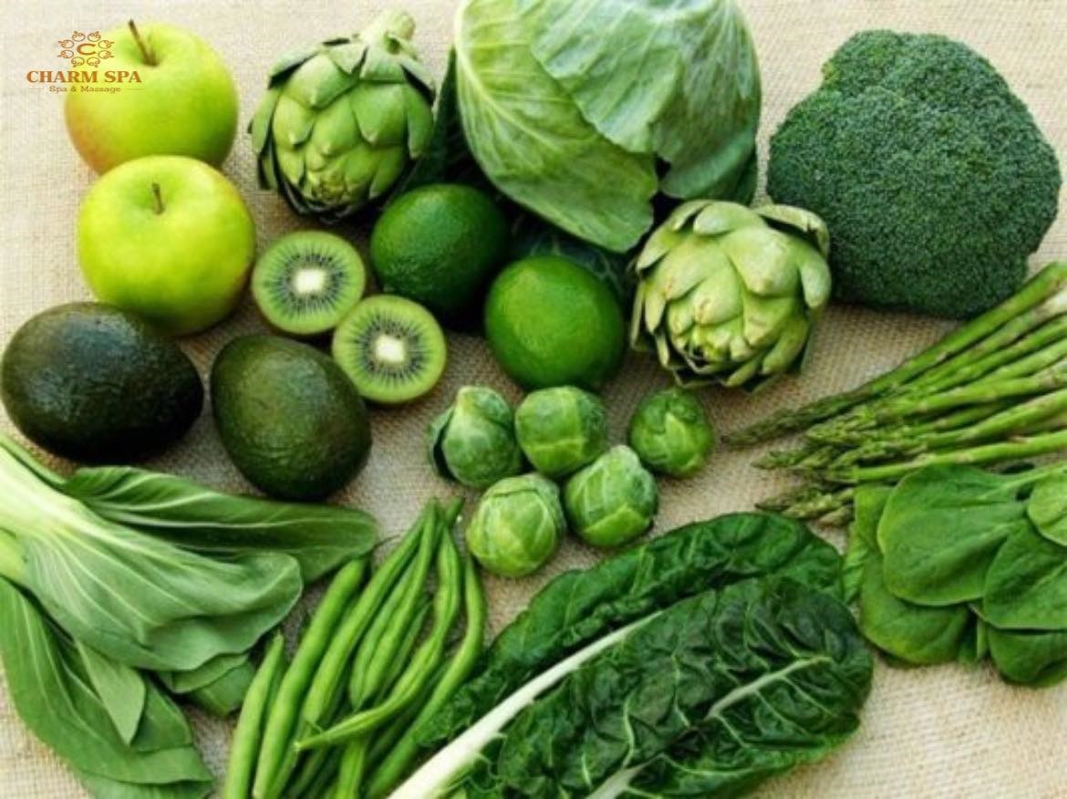 collagen có trong thực phẩm mùa xanh họ rau . 