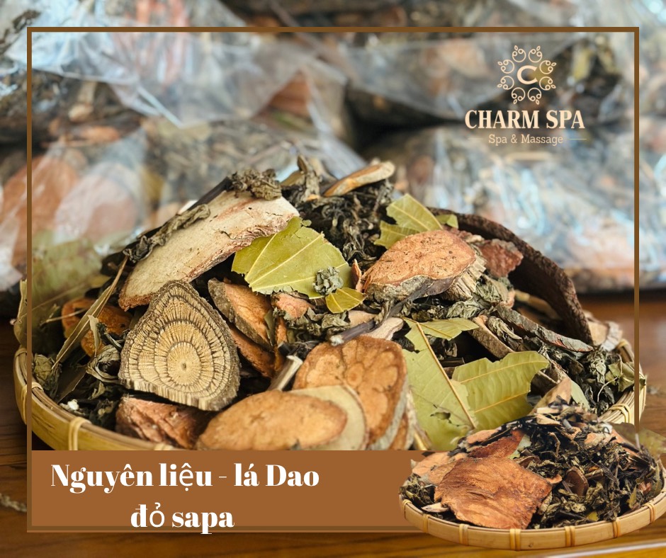 nguyên liệu ngâm bồn nhà Charm spa Garden Nha Trang