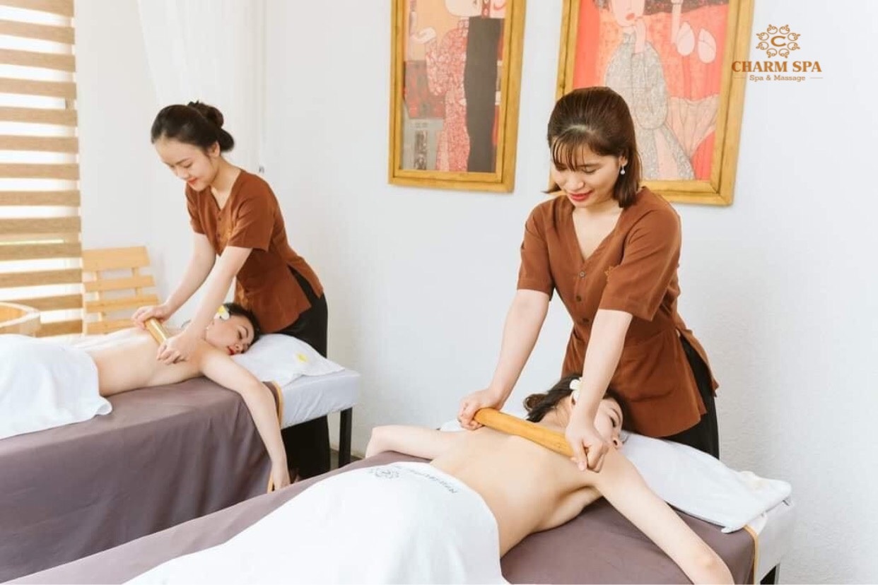dịch vụ massage chi nhánh Charm Spa Grand Da Nang