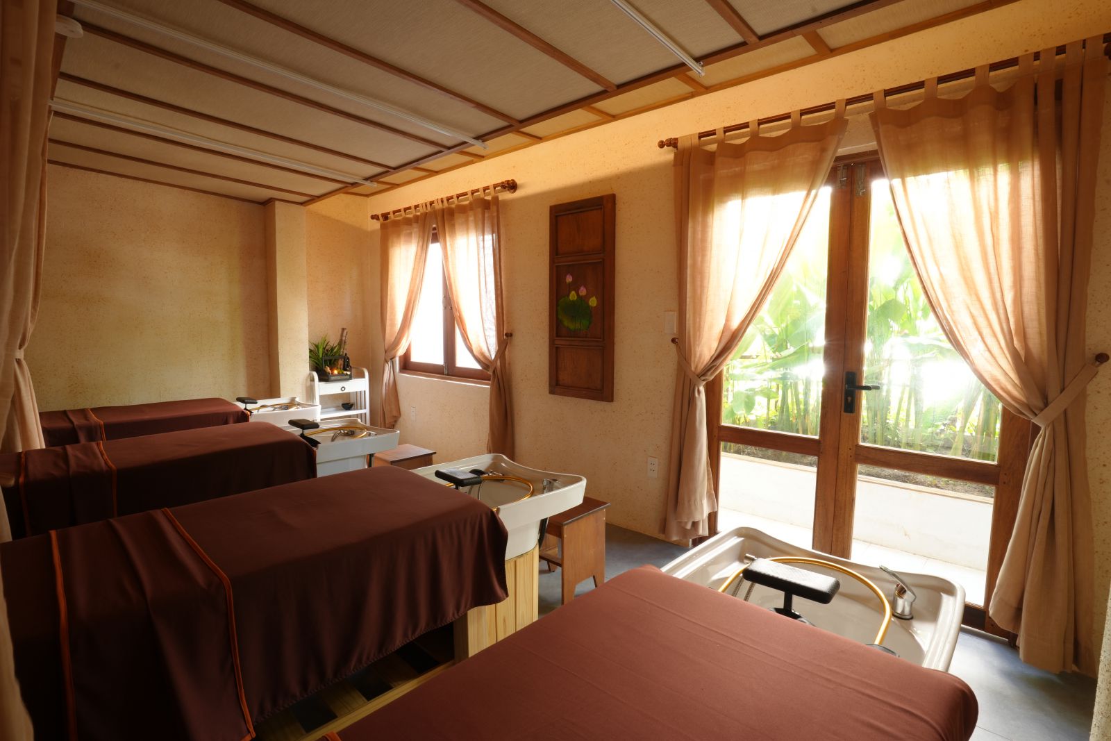 phòng gội đầu dương sinh tại Charm spa - Garden Nha Trang